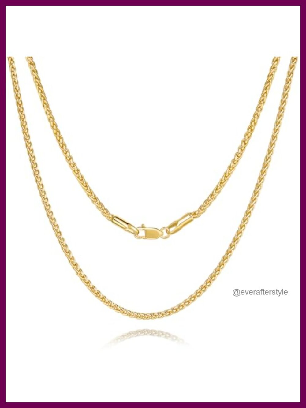 14K Gold Plated Franco Chain Necklace for Men Women 16-24 inch